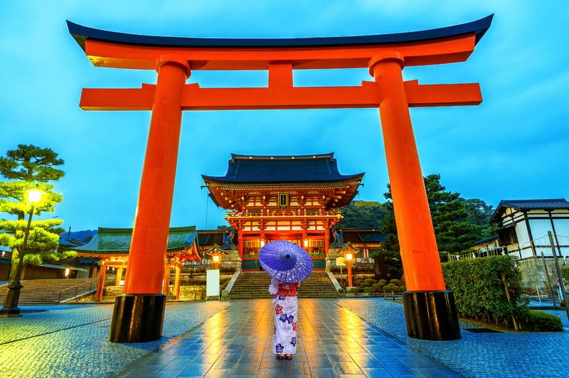 Fushimi Inari Schrein in Kyoto