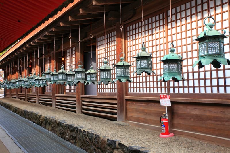 Steinlaternen am Kasuga-Taisha-Schrein
