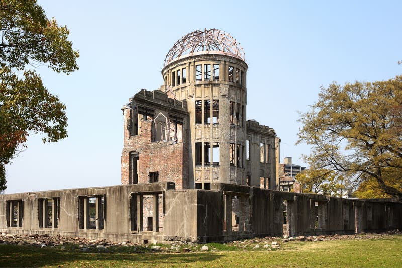 Atombombe-Kuppel Ruinen Hiroshima