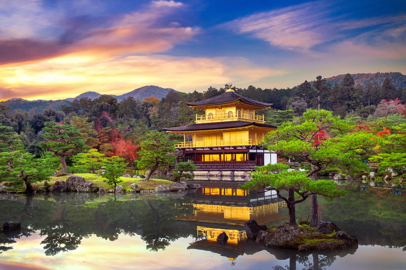 Goldener Pavillon Kinkakuji Kyoto