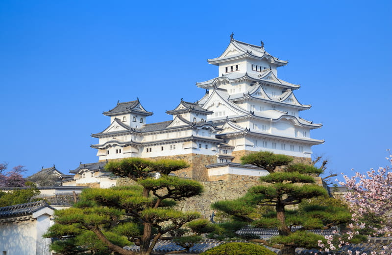 Burg Himeji Weisser Reiher