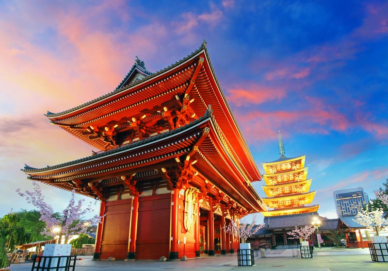 Senso-ji Asakusa Kannon Tempel