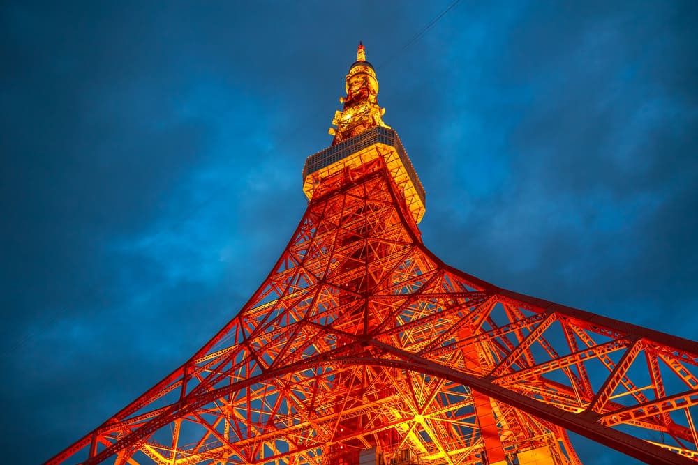 Tokyo Tower Nachtansicht