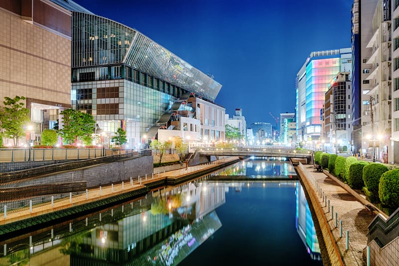 Canal City Einkaufszentrum in Fukuoka