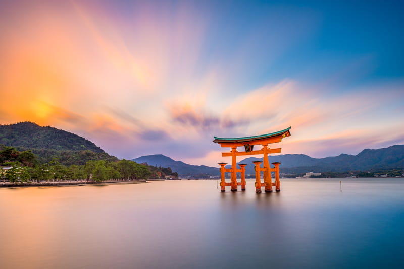 Itsukushima Schrein auf Miyajima