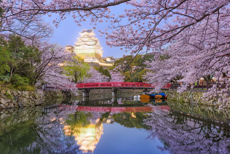 Burg Himeji Weißer Reiher
