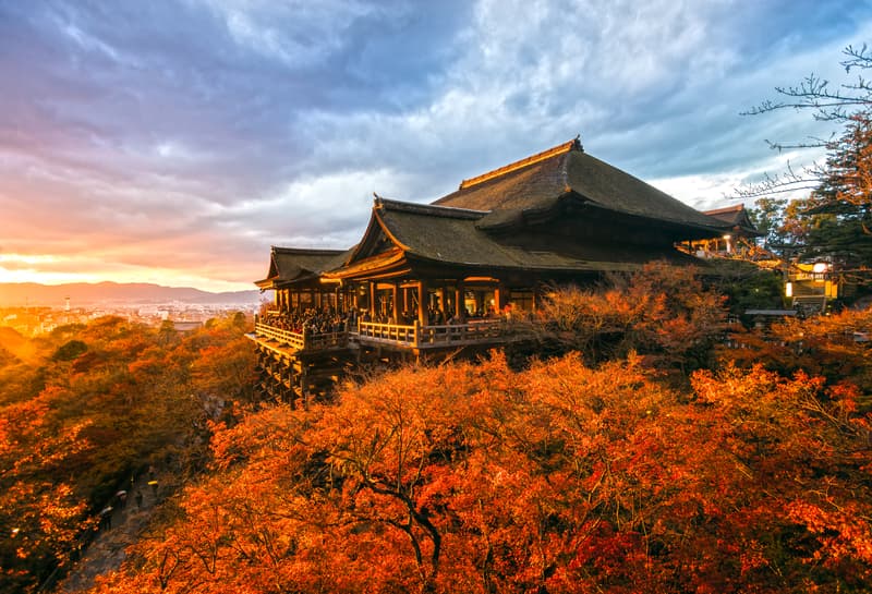 Kiyomizu Dera Tempel in Kyoto
