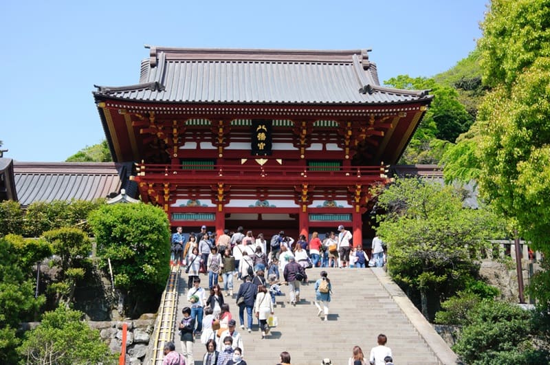 Tsurugaoka Hachimangu Schrein in Kamakura