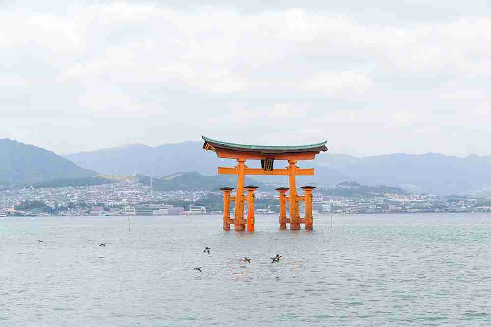 Schwebendes Torii auf Miyajima